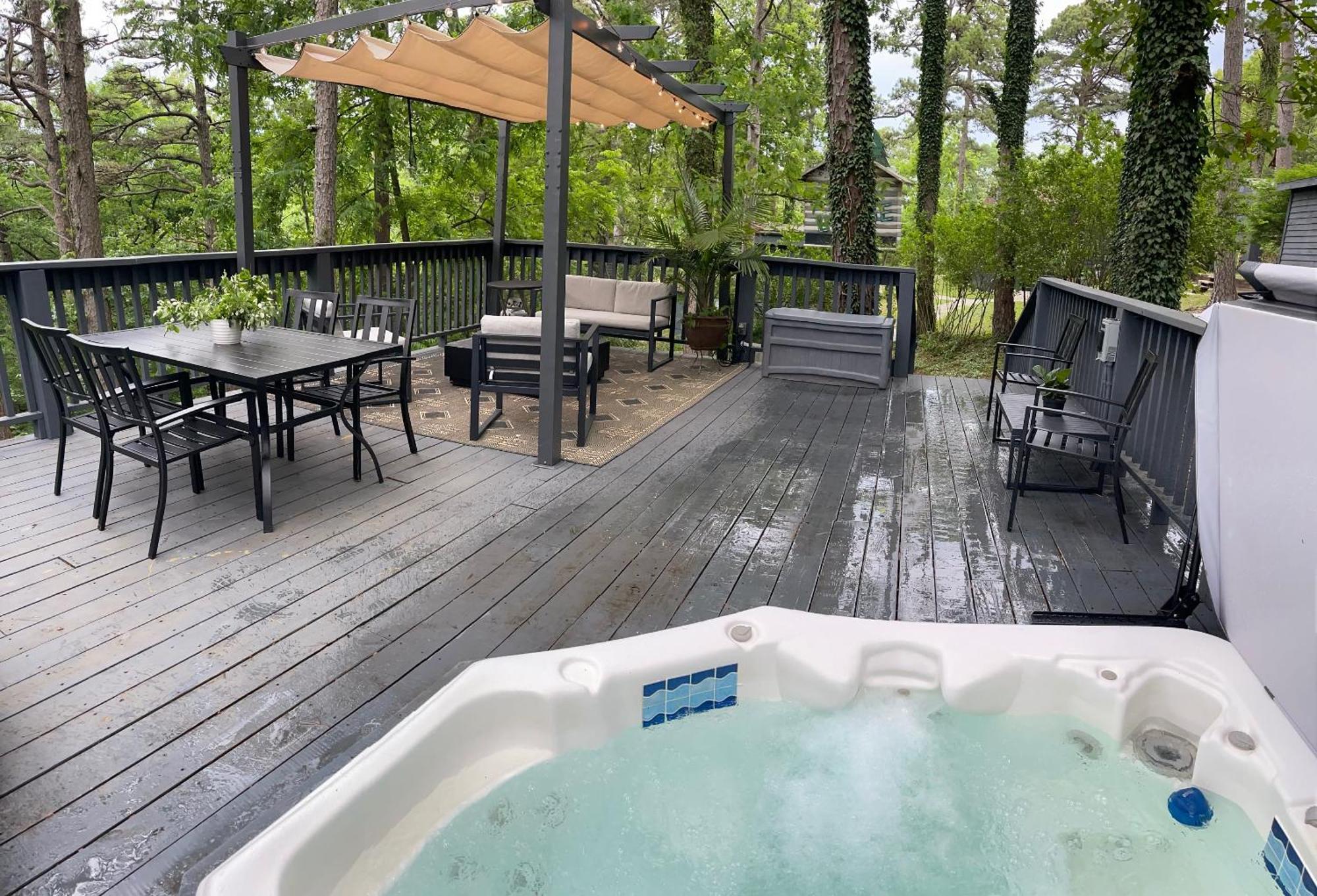 Вилла Adventure Cabin 5 - King W Private Hot Tub Юрика Спрингс Экстерьер фото